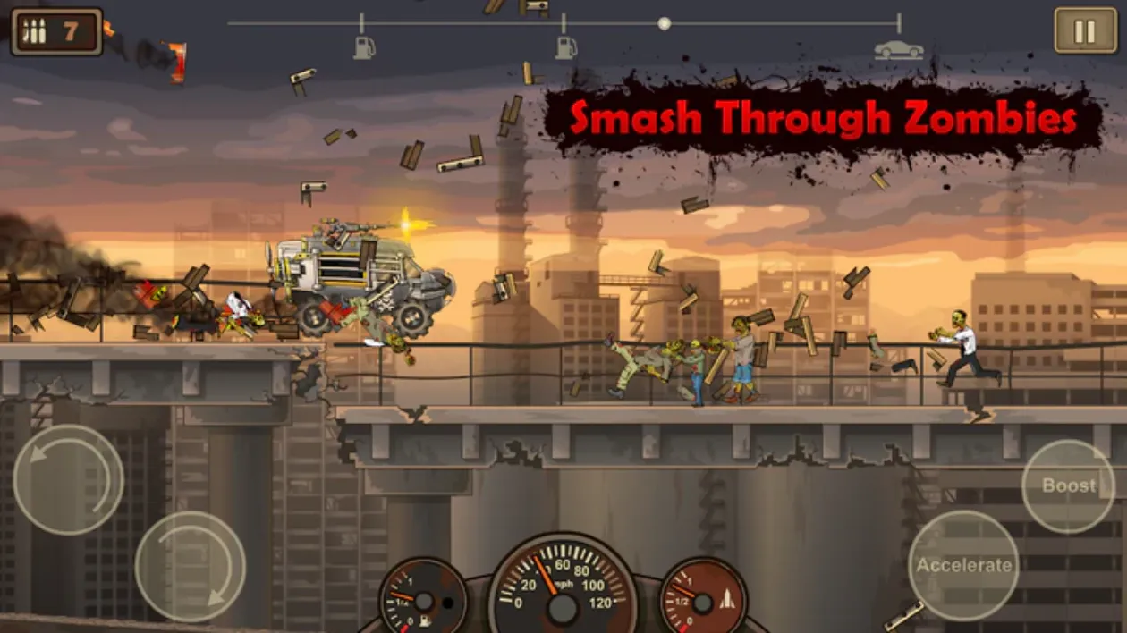 Earn to Die 2 (Unlimited Fuel & Unlocked All Car Upgrades) screenshot 1