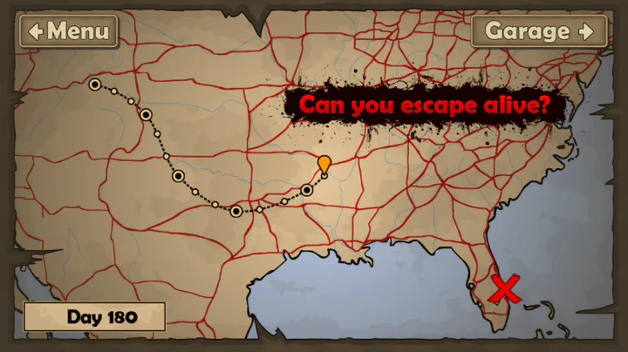 Earn to Die 2 (Unlimited Fuel & Unlocked All Car Upgrades) screenshot 4