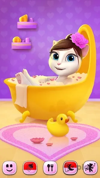 My Talking Angela (Unlimited Coins & Diamonds) screenshot 1