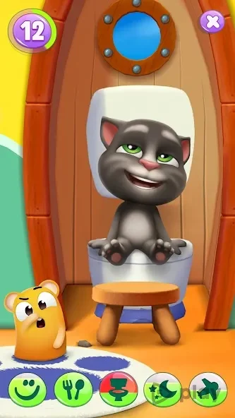 My Talking Tom 2 (Unlimited Gold & Stars) screenshot 1