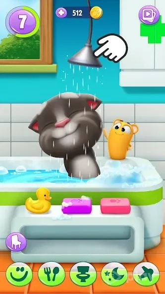 My Talking Tom 2 (Unlimited Gold & Stars) screenshot 3