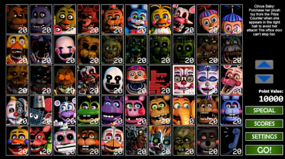Ultimate Custom Night (Unlimited Animatronics & Power-Ups) screenshot 2