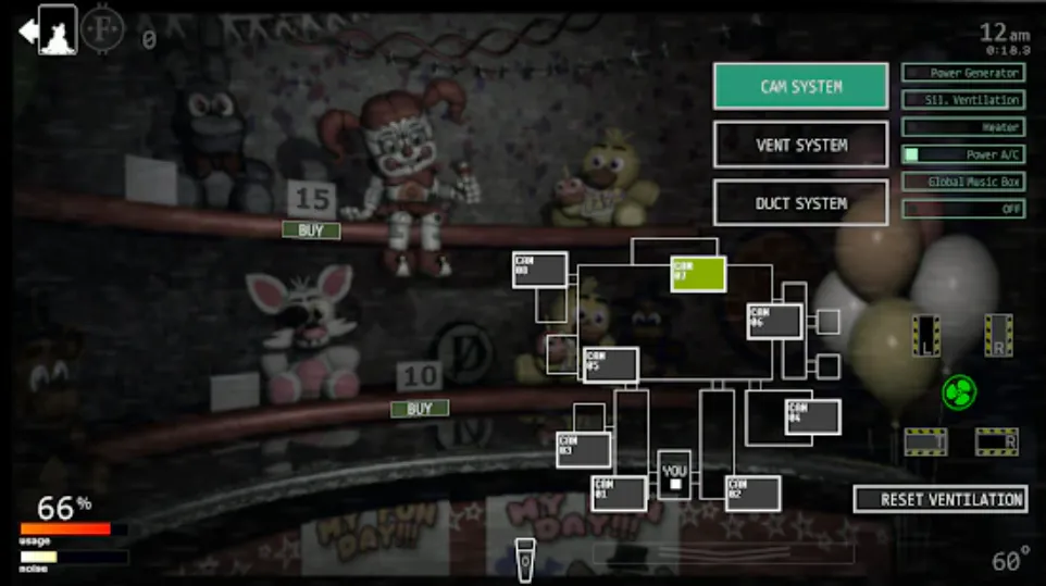 Ultimate Custom Night (Unlimited Animatronics & Power-Ups) screenshot 5
